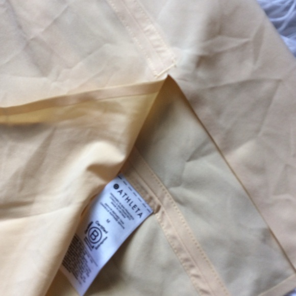 NWOT Athleta Zephyr Refined Tank Top in Yellow - Picture 7 of 7